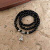 Sterling Silver & Black Obsidian Spiritual Protection & Prosperity Amulet