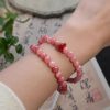 Pink Heart - New Chinese Handmade Sweet Handmade Western Style Bracelet Pink