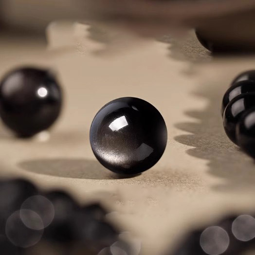 Year of Protection Silver Obsidian Bracelet｜Tiger Eye Wealth Beads｜Men's Spiritual Jewelry