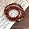Chinese Style Black Ebony & Dzi Bead Triple - Layered Bracelet for Her