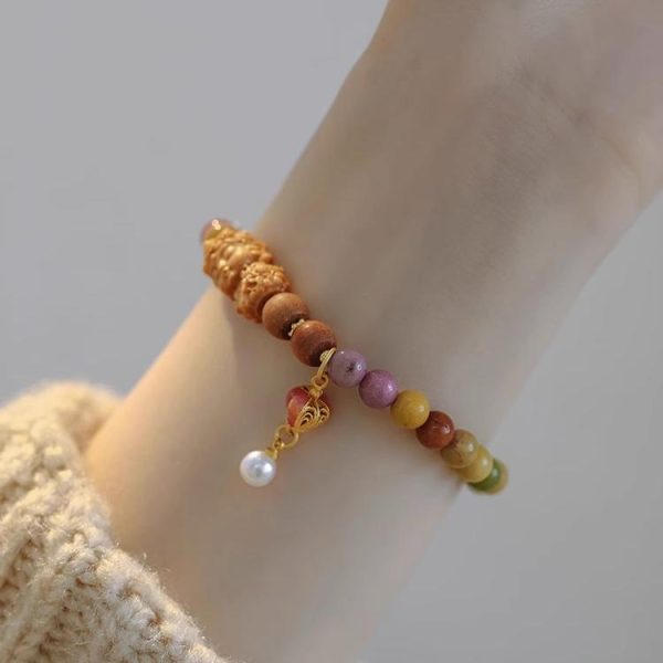 Authentic Chinese Style Sandalwood Bead Bracelet