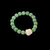 "Avocado Green Lion Dance" Couple Bracelet｜Feng Shui Healing Jewelry｜Chakra Balancing Beads